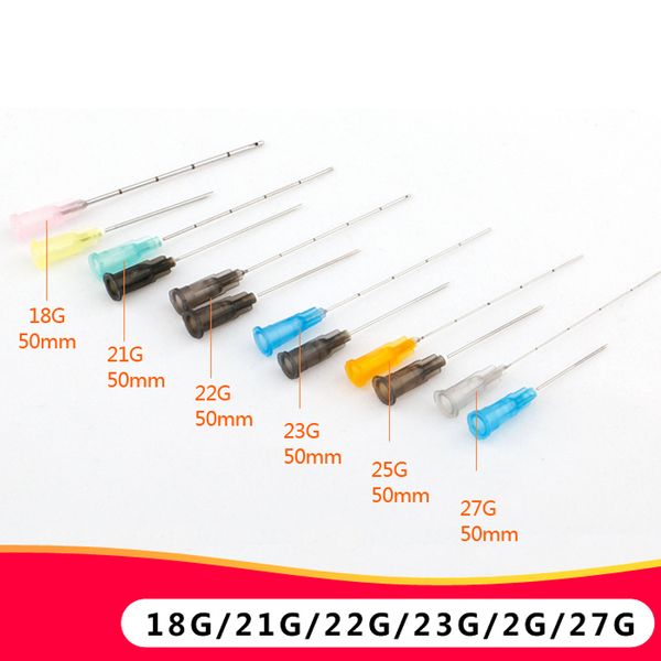 

disposable needle 18g 21g 22g 23g 25g 27g 30g plain ends notched endo tip needle syringe needles 2pcs/pack * 10 packs