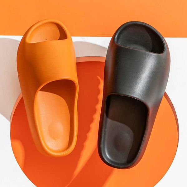 

japan and south korea station coconut slippers women's trend summer out thick soled personalized home new outdoor net red men's sl, Black