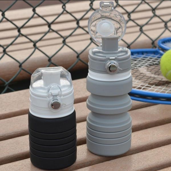 

water bottle outdoor travel silicone folding cup creative large capacity sports kettle mountaineering portable