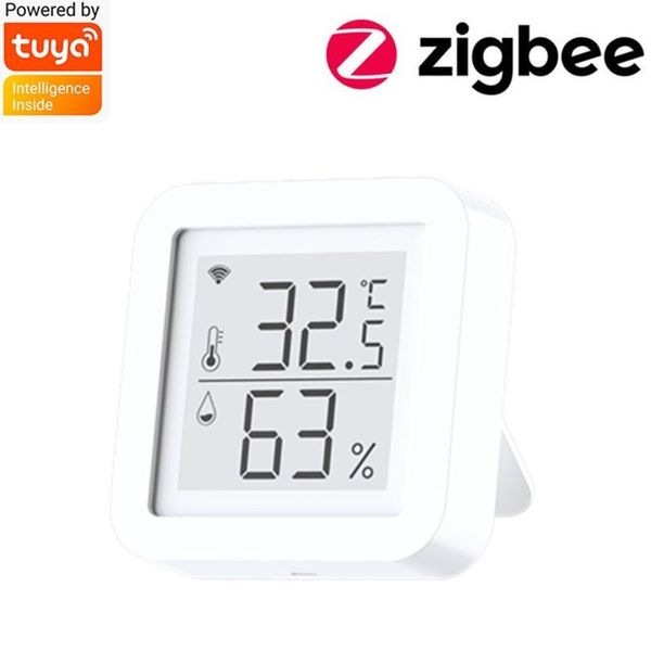 

smart home control zigbee tuya wireless gateway temperature humidity sensor indoor hygrometer detector life app remote