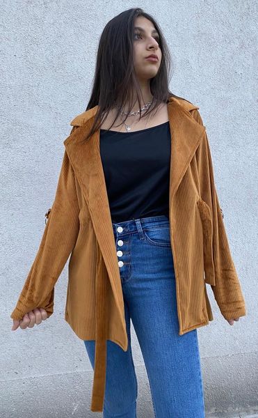 

women's jackets e2butik velvet jacket, Black;brown