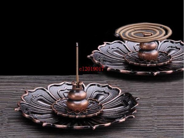 

gift wrap lotus copper incense insert multi-functional porous wire tower cone pan burner