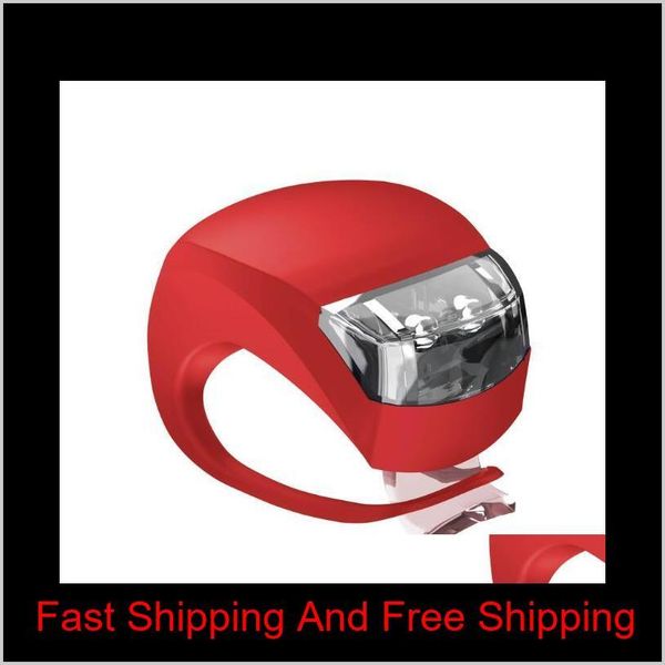 

waterproof sile bike bicycle light head front cycling light rear wheel led flash bike safety lights lamp ag1 qylvjr alice_bag