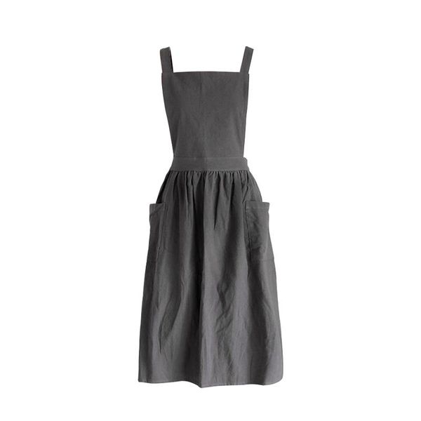 

aprons men women multifunctional baking washable for cooking kitchen bib apron coffee house florist cross back durable double pocket