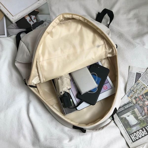 

women backpack for school bags teenage girls student large nylon solid high school back pack college style bagpack teen 2020