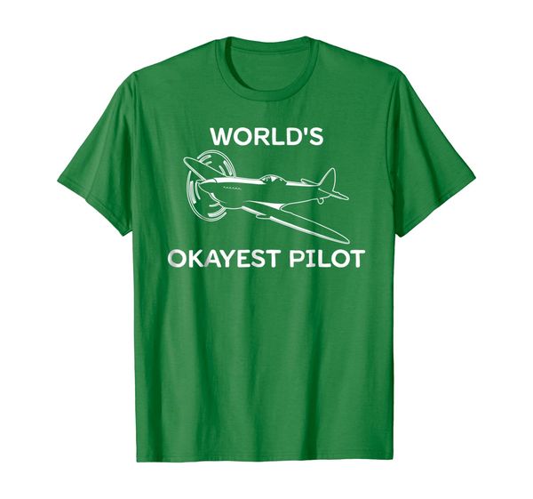 

world's okayest pilot, White;black