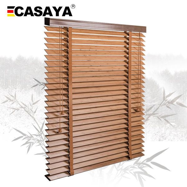 

blinds 50mm bamboo ladder type venetian eco-frienly natural material window for home living room tea house