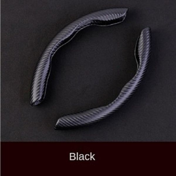 

steering wheel covers car summer seasons sports carbon fiber pattern ultra-thin non-slip power-assisted handlebar clip cover