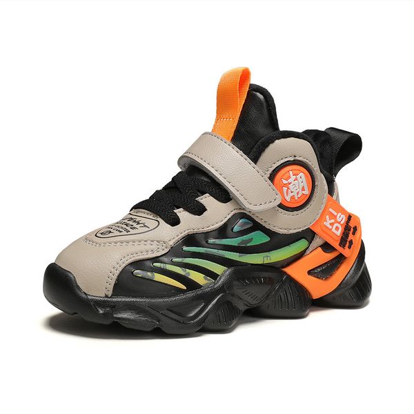 

sneakers kids girls casual trainers children sports for baby boy brand shoes boys breathable shoes winter, Black