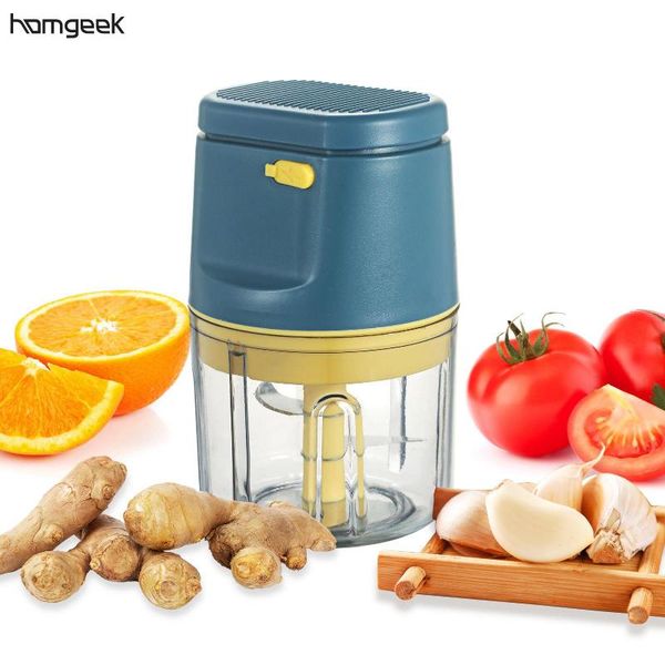 

230ml portable garlic blender electric chopper processor mini onion choppers mini mixer multifunctional garlic press