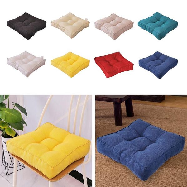 

cushion/decorative pillow flax thicken chair pad seat pads cushion square comfortable breathable bed sofa bedroom decor
