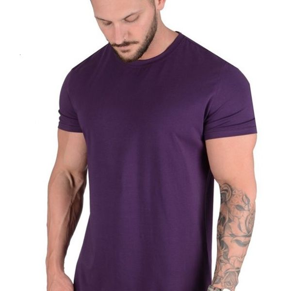 

muscle fitness brothers summer men's t-shirt sports leisure exercise cotton loose short sleeve smooth board, White;black
