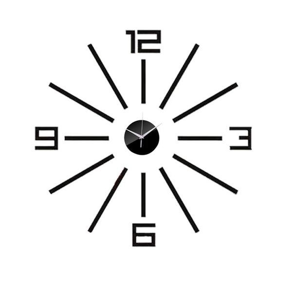 

diy creative wall clock acrylic mute living room bedroom decoration wall stickers clocks fashion clocks