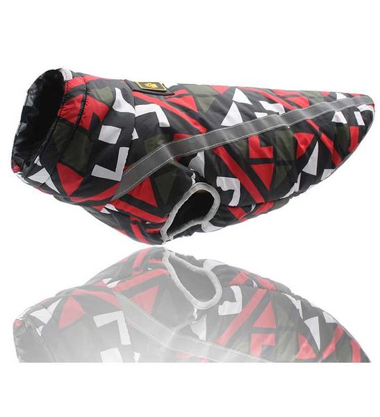

dog apparel wholesale pet winter clothes jacket graffiti outfit large small waterproof reflective padded coat