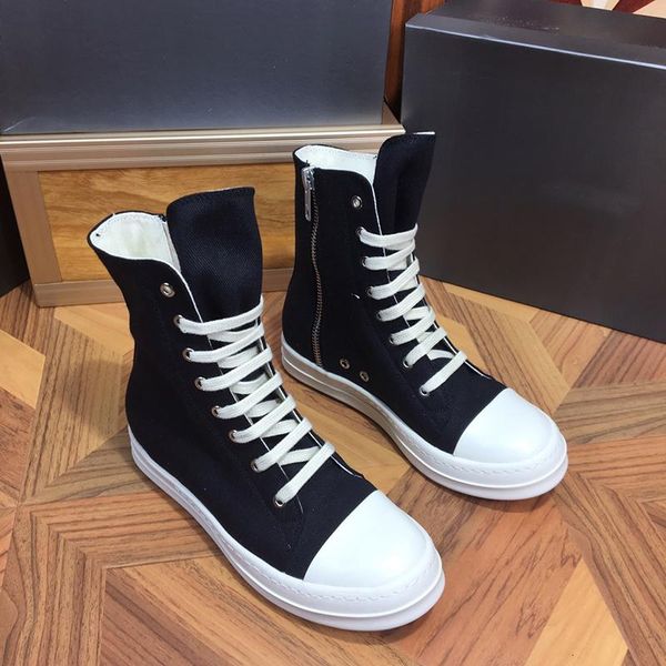 

fashion print obliques casual shoes boots mens womens outdoor platform comfortable beautiful shoe canvas boot, Black