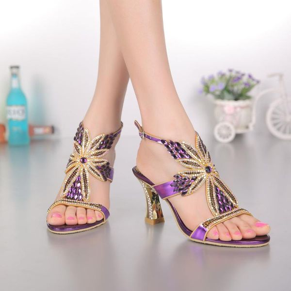 

dress shoes women genuine leather wedding rhinestone high heels sandals for ladies peep toe crystal, Black