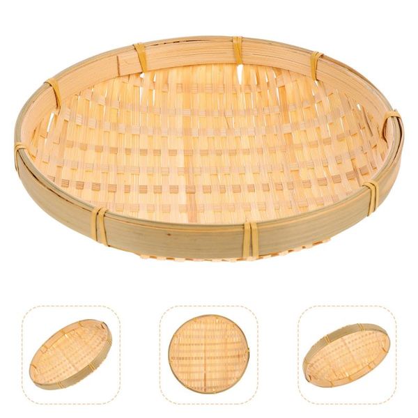

storage baskets 1pc home kitchen basket fruit bamboo bread