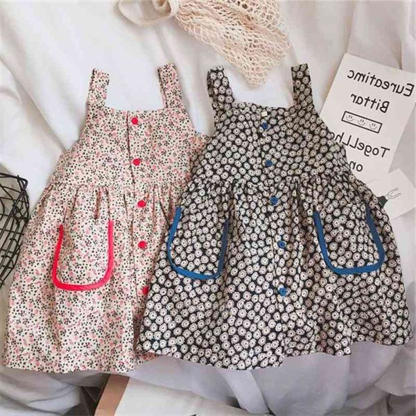 

girls floral belt dress 1-3-5 yrs children princess dress toddler baby clothes kids infant girl dresses with cute pockets, Red;yellow