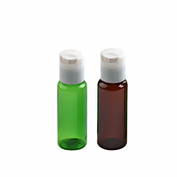 20 ml x 100 Leere kosmetische Probe Kunststoffflaschen PET 20cc Kosmetische Lotion Ölverpackungsbehälter