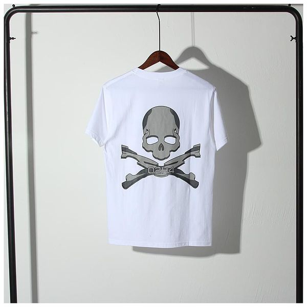 

men's t-shirts mastermind japan 2021 summer mmj cartoon skull street leisure 100% cotton o-neck short-sleeved t-shirt men women, White;black
