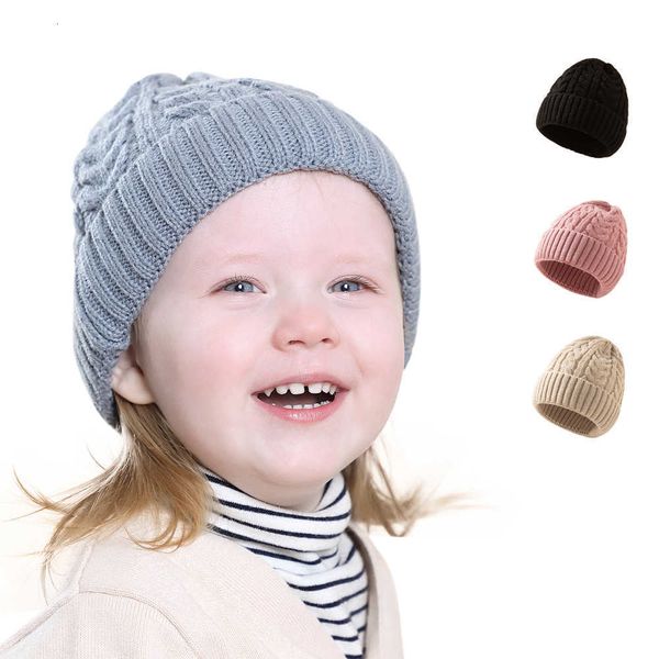 

2021 fashion baby hat autumn and winter knitting, Yellow