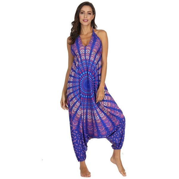 

2021 new summer digital printing sling women jumpsuit overalls playsuit rompers womens jumpsuits woman clothes bodysuit harajuku scf8, Black