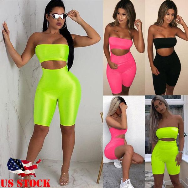 

women's jumpsuits & rompers 2021 brand tght-fitting suit casual sleeveless solid color sports fitness sport clothes for women, Black;white