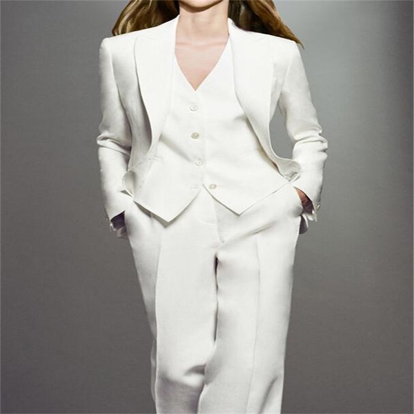 

women's two piece pants white suits 2 pant summer blazer jacket & trousers vest sweat set zi8e