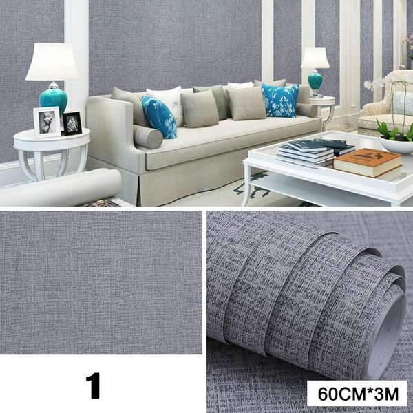 

korean self adhesive wall 3 meters thick waterproof wall paper solid color wallpapers dormitory sticker home decor