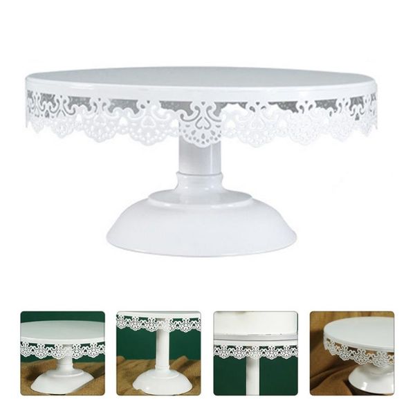 

1pc wedding cake display holder party lace skirt-side shaped stand display rack