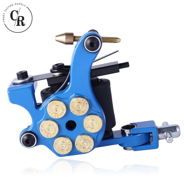 

new design coil iron tattoo machine 10 wrap coils liner shader tattoo guns tattoo supplies