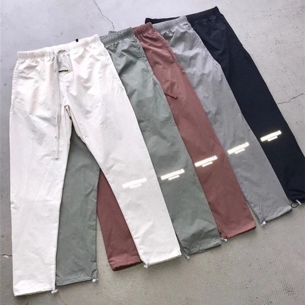 

2021 new reflective colorful fog sweatpants women casual essentials trousers pants men clothing 17os, Black