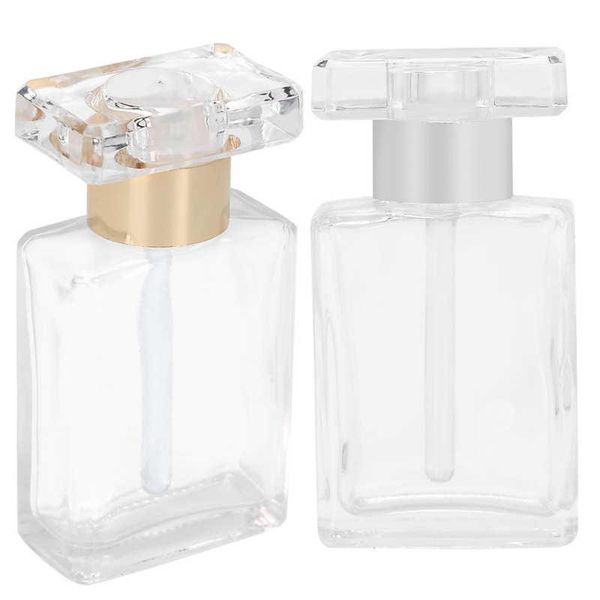 

storage bottles & jars 5pcs transparent glass empty essential oil bottle travel portable refillable perfume