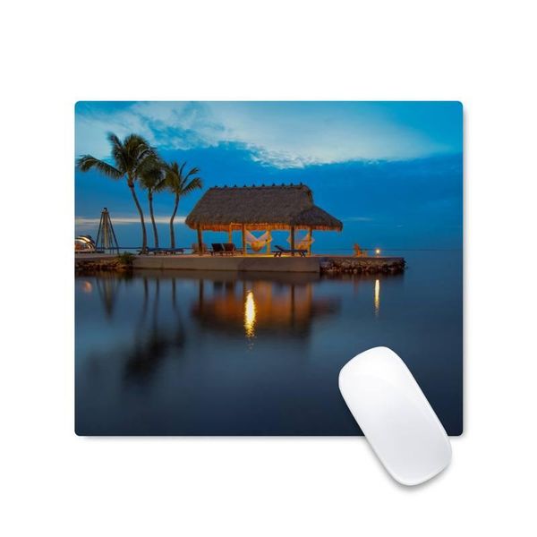 

mouse pads & wrist rests sandy beach palm tree office mice gamer soft pad protect game officework mat non-slip lapcushion mousepad