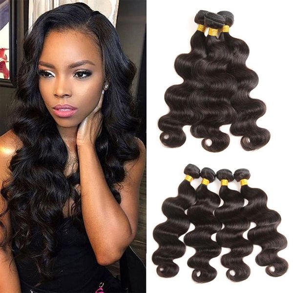 

human hair bulks elees body wave bundles 30 inch remy natural black braizlian weave