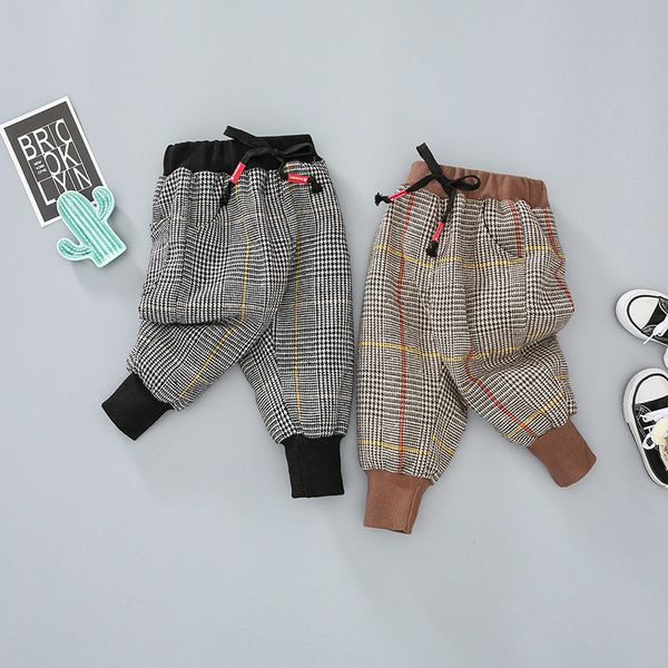 

children long kids spring autumn clothes girls strips trousers for baby boys toddler ribbed legging pants 210303, Blue