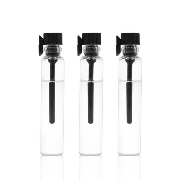 

storage bottles & jars z003-1 heat set 50pieces/lot 1ml micro glass perfume bottle inflatable tube empty dropper