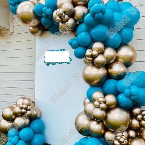 

party decoration 157pcs latex balloons birthday balloon supplies globos blue