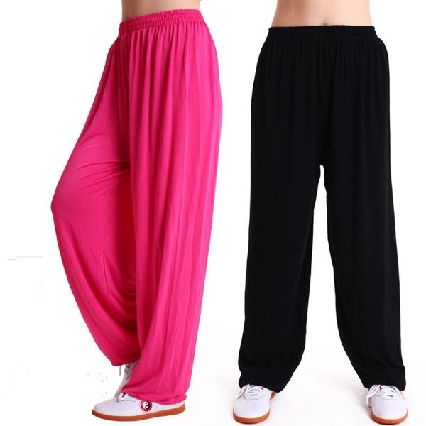 

2021 yoga pants high modal tai chi pants practice yoga sports, White;red