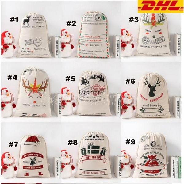 

new year gift santa sacks personalized large santa claus bag custom christmas canvas gift bags drawstring cotton sant fy4249