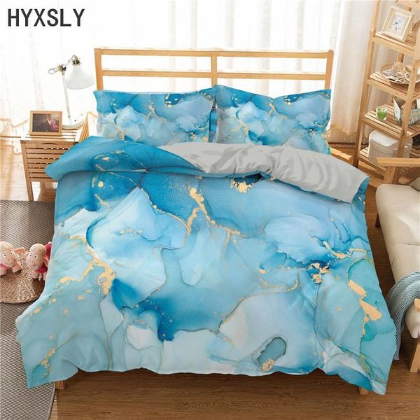 

bedding sets 3d marble set  king size colorful printing duvet cover with pillowcase twin full home decor bedroom comforter