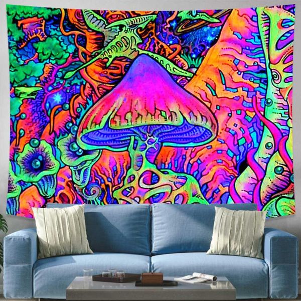 

tapestries paddestoel indische mandala tapijt muur opknoping bohemian gypsy psychedelische tapiz hekserij tapestry