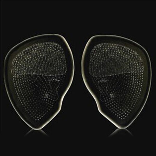 

1 pair silicone gel insoles arch support cushion massage foot care reusable front feet shoe pad high heel half inserts sn-hot