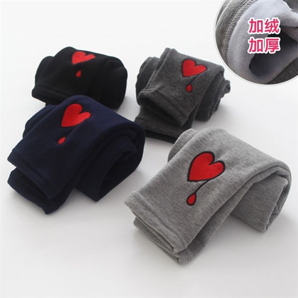 

winter warm 2 3 4 6 8 10 years children cute princess clothing kids child baby girls plus velvet thickening leggings 210625, Blue