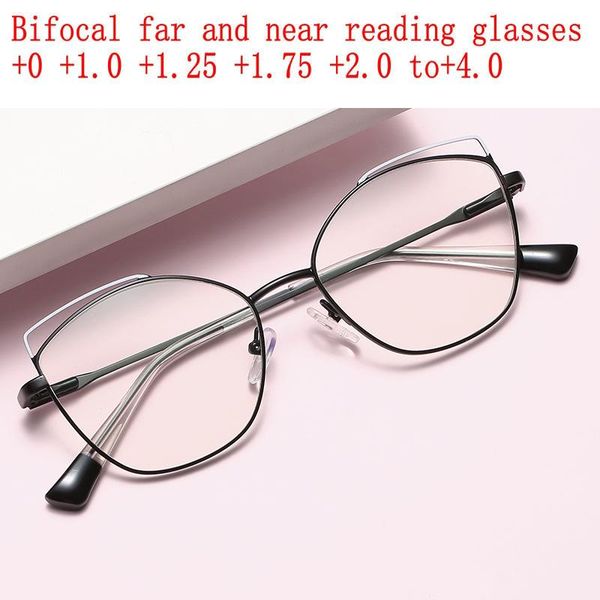 

sunglasses ultra light multifocal reading glasses for men women outdoor pochromic presbyopic bifocal nx, White;black