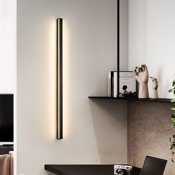 

modern minimalist wall lamp creative personality led minimalist living room long strip tv wall bedroom bedside lamp