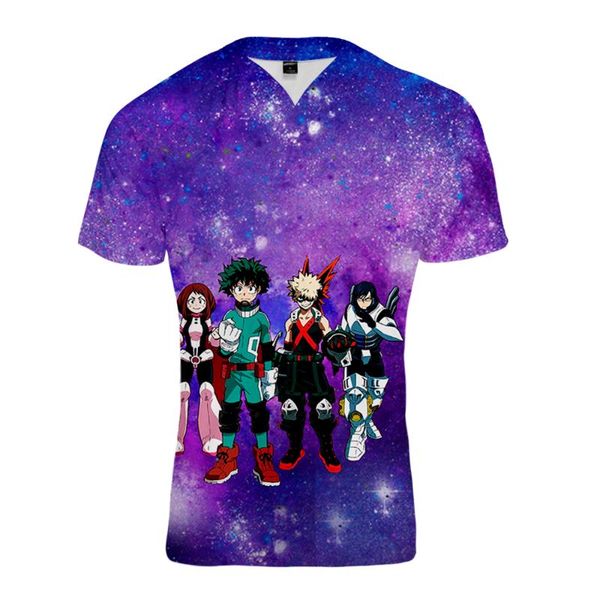 

men's t-shirts 2021 men women summer sports jersey 3d print my hero academia harajuku quick dry t shirts, White;black