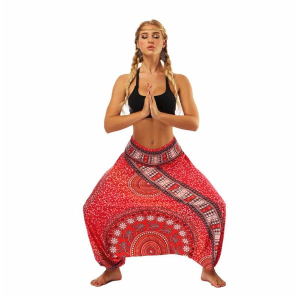 

jigerjoger sweatpants women baggy joggers thai hippie harem pants yoga red mandala floral lounge lantern woman jogging bloomers, Black;blue