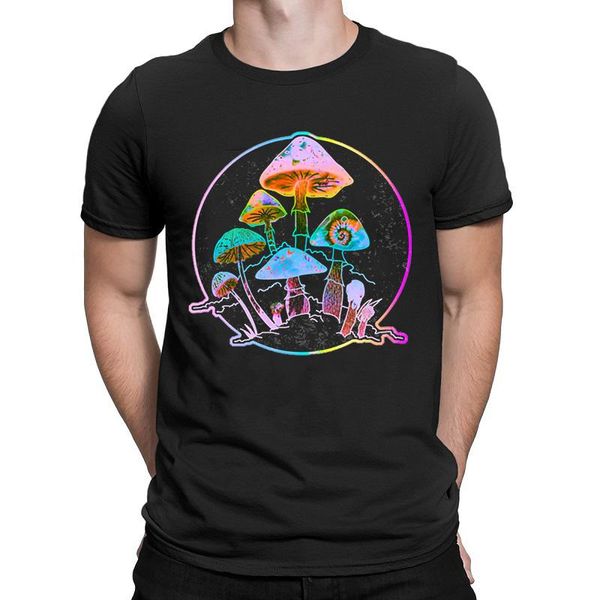 

men's t-shirts garden of shrooms 2021 classic street essential oversized t shirt men clothing punk pastel goth vintage clothes manga m-, White;black