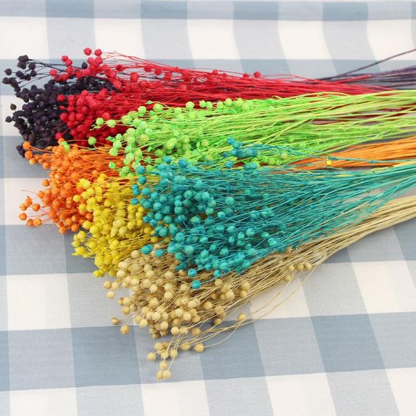 

decorative flowers & wreaths 60g/ bunch dried flower bouquets artificial colorful acacia bean handmade home decor diy handicraft